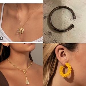 Uncommon James Jewelry Bundle. Two necklaces. And a pair of earrings.
